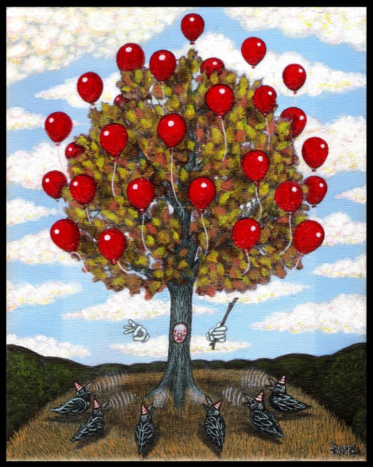 Balloon Tree And The Black Feathers Choir