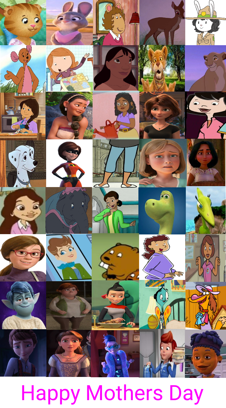 Happy Mothers Day Disney And PBS by torrjua11011 on DeviantArt