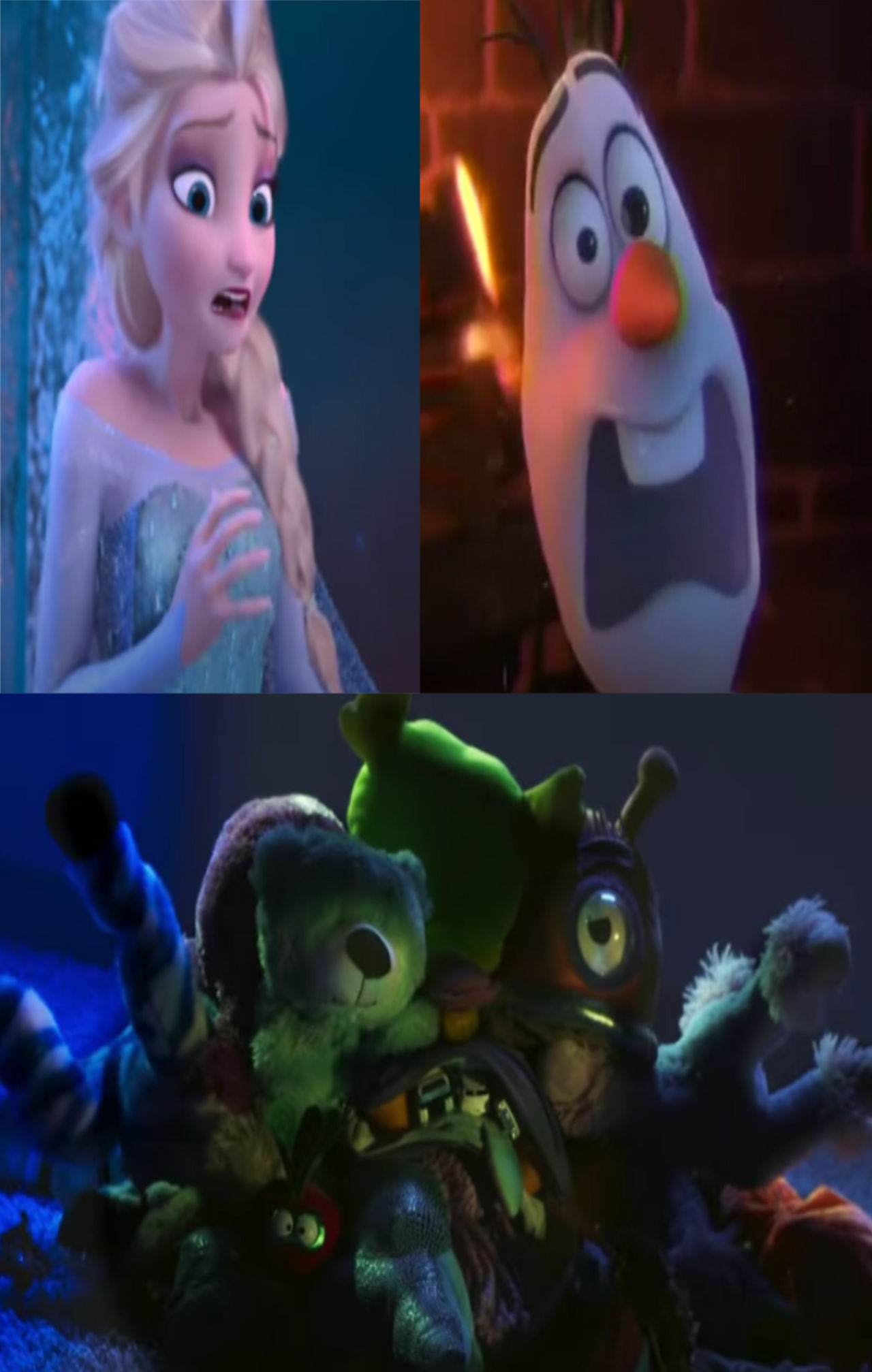 Elsa And Olaf Get Scared Of The Scary Thing by torrjua11011 on DeviantArt