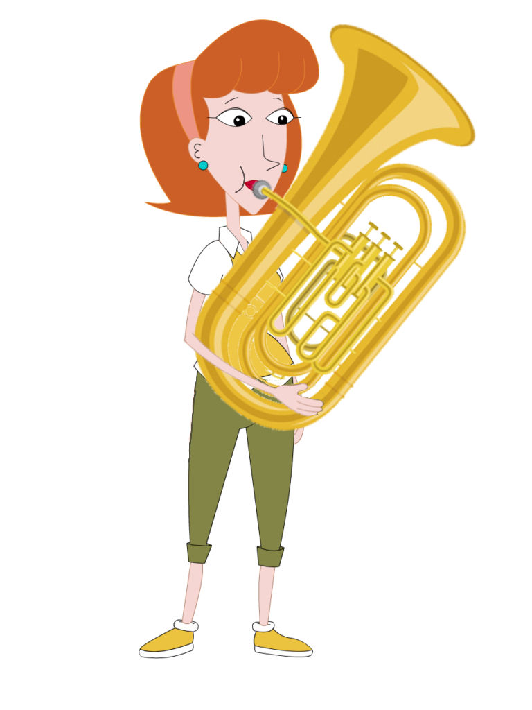 Linda Flynn Fletcher Playing Tuba by torrjua11011 on DeviantArt