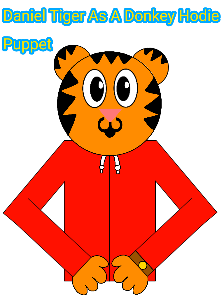 Muppet Tiger Daniel Tiger As A Donkey Hodie Puppet by torrjua11011 on DeviantArt