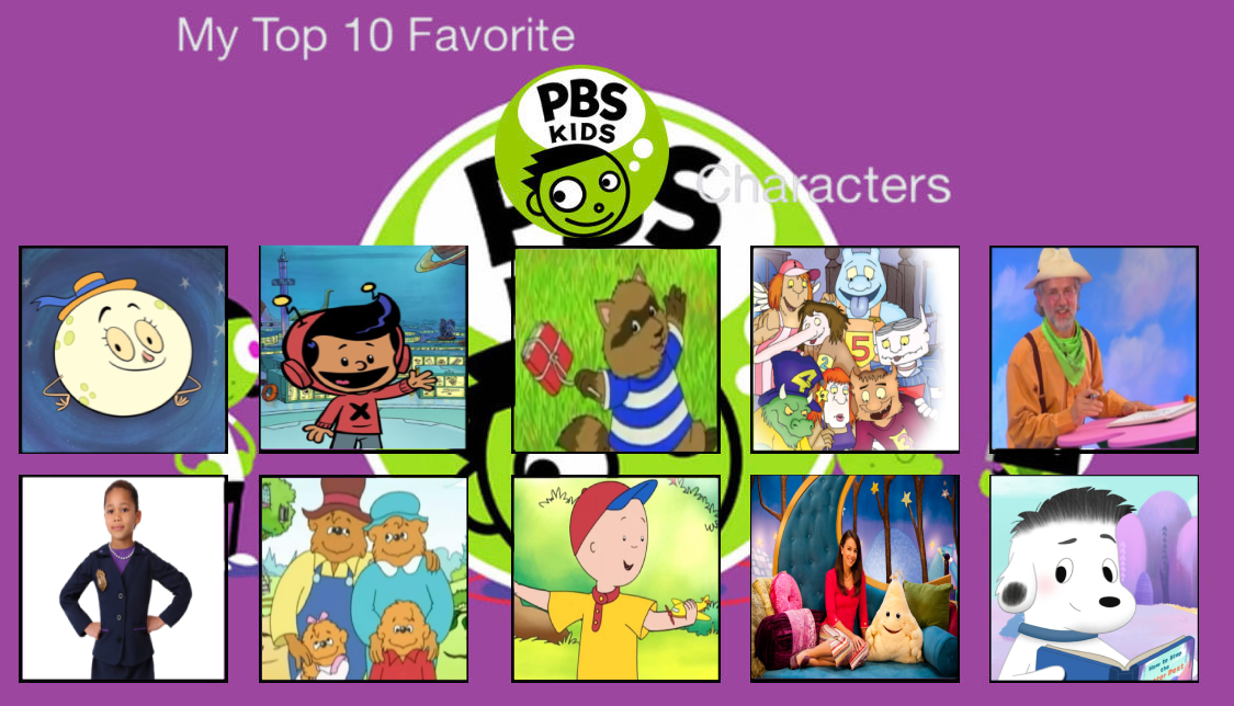 My Top Favorite PBS Kids Characters 3 by torrjua11011 on DeviantArt