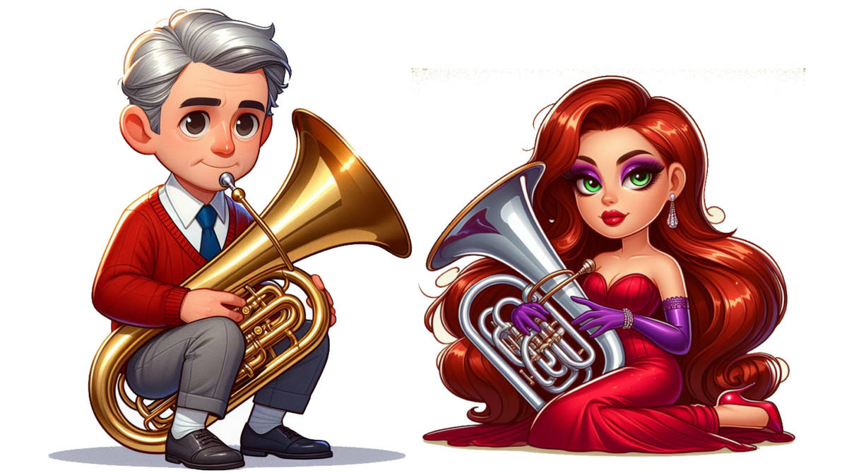 Jessica Rabbits Tuba Lesson by torrjua11011 on DeviantArt
