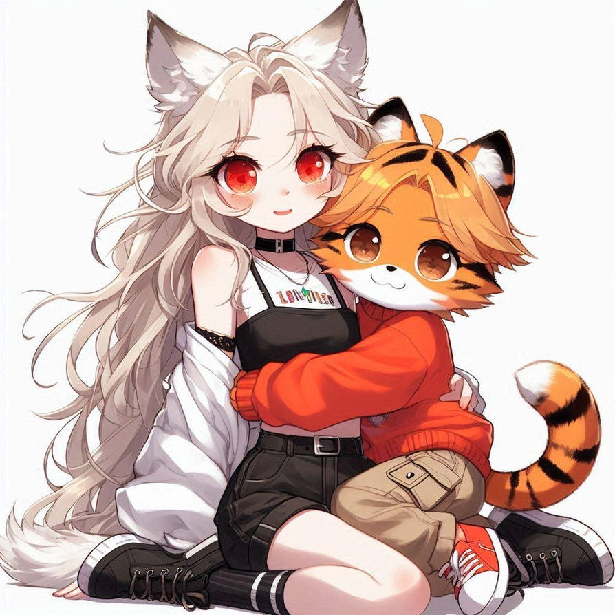 Deviantart Daniel Daniel Tiger Hugging Loona by torrjua11011 on DeviantArt
