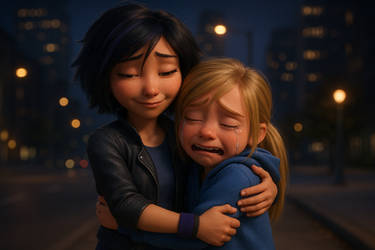 Go Go Save Riley Gogo and Riley hug by torrjua11011 on DeviantArt