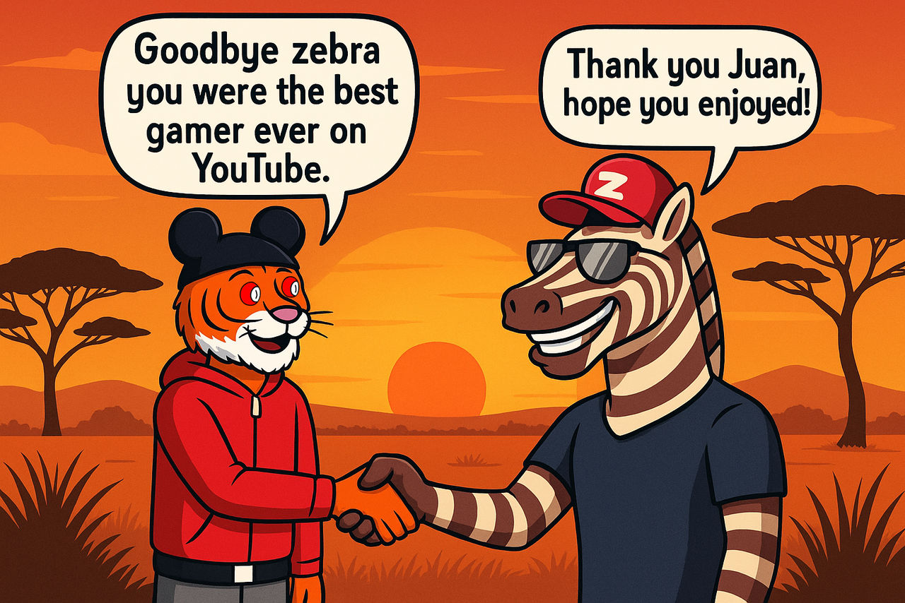 Me saying goodbye to zebra gamer by torrjua11011 on DeviantArt