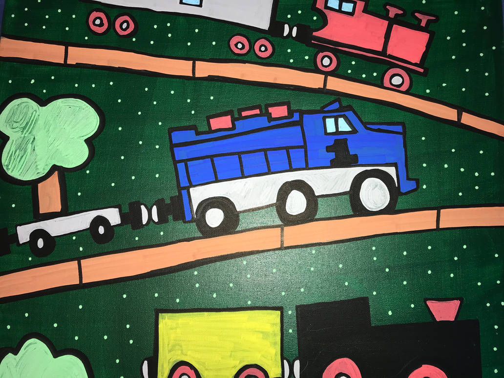 Wooden trains by toonguy2000 on DeviantArt