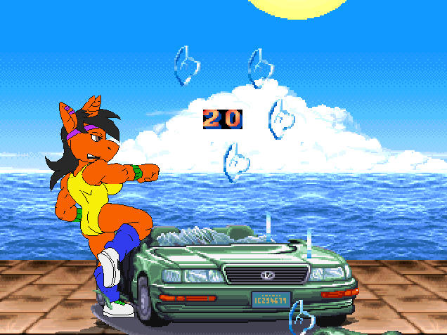 aj orange doing it. by toonguy2000 on DeviantArt