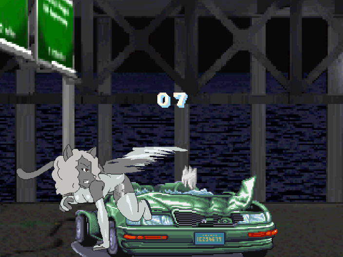 destroying a car on a highway. by toonguy2000 on DeviantArt