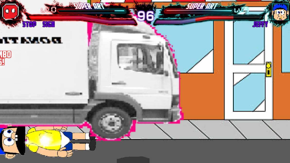 sml jeffy got ran over on my stage. by toonguy2000 on DeviantArt