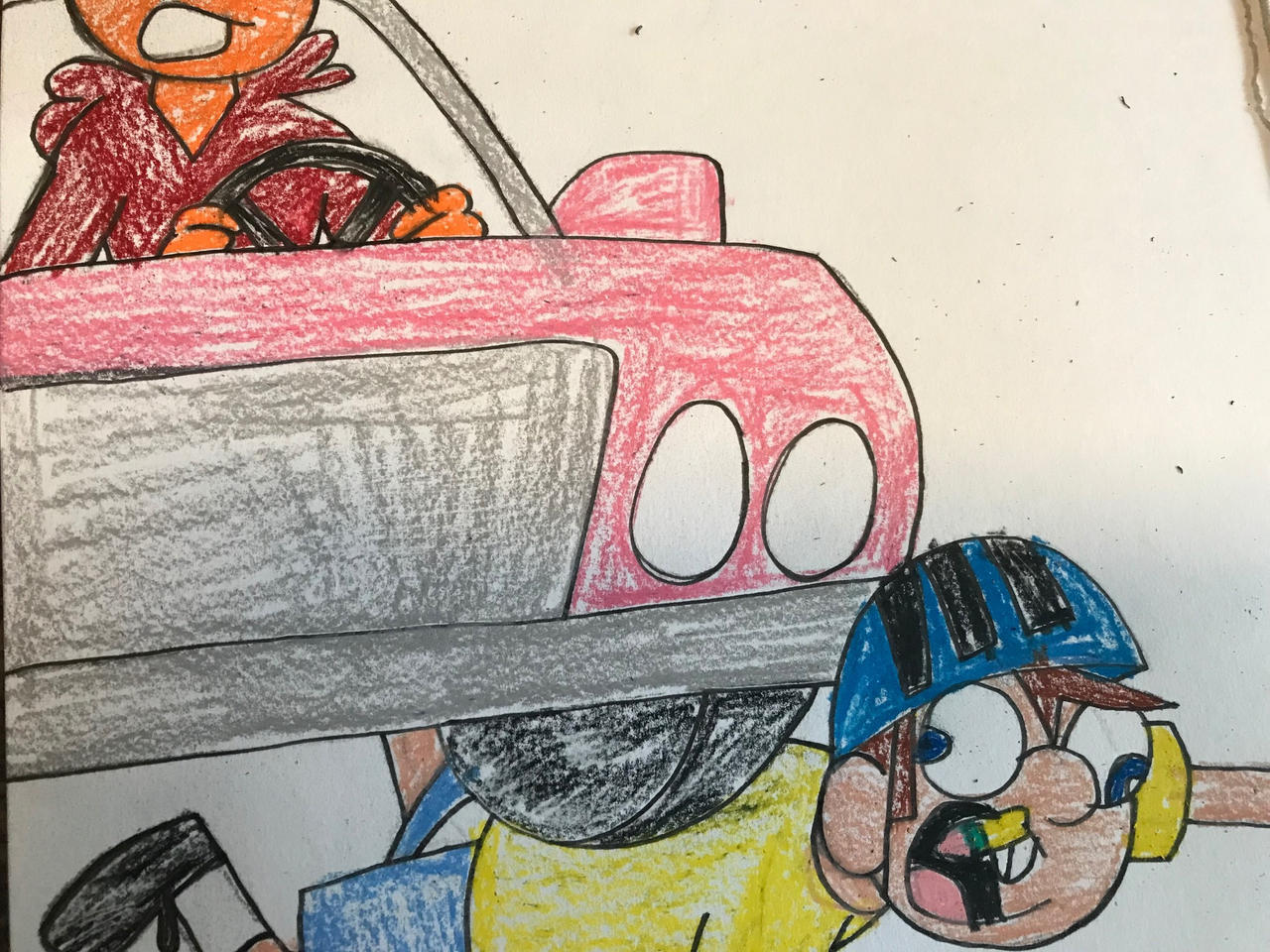 ran over jeffy by toonguy2000 on DeviantArt