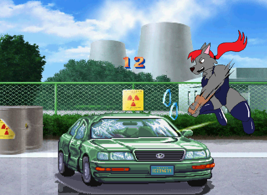 penny destroying a car by toonguy2000 on DeviantArt