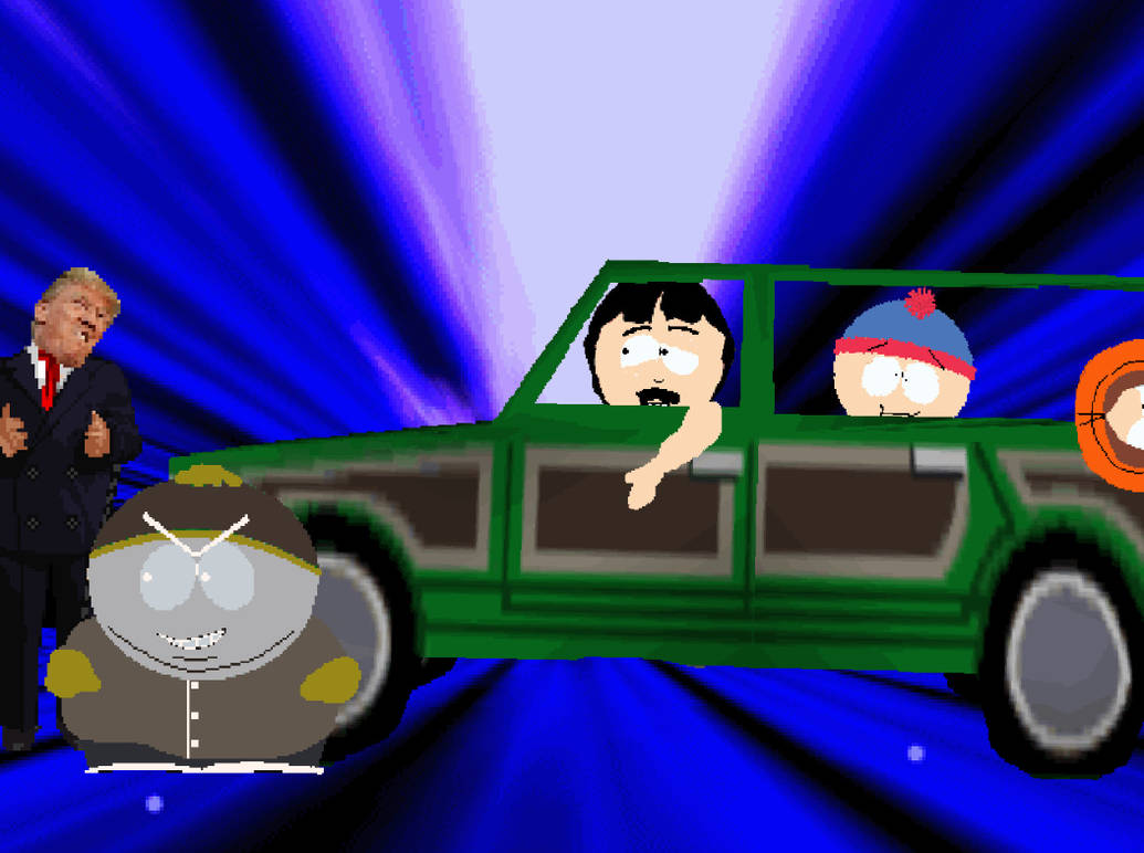 cartman want's trump too get ran over. by toonguy2000 on DeviantArt