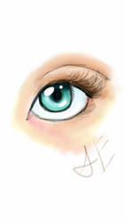 Sketchy eye doodle 
