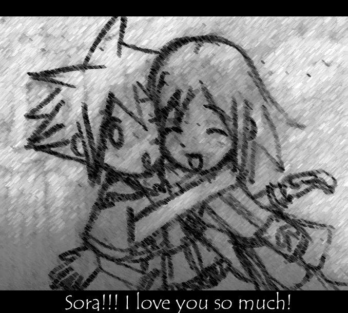 Kairi loves Sora