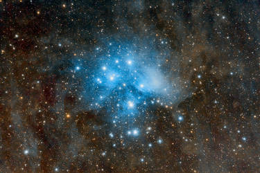 The Pleiades (M45) in Taurus