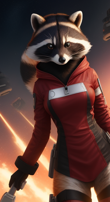Female Racoon Mask Rocket Raccoon Costume Female