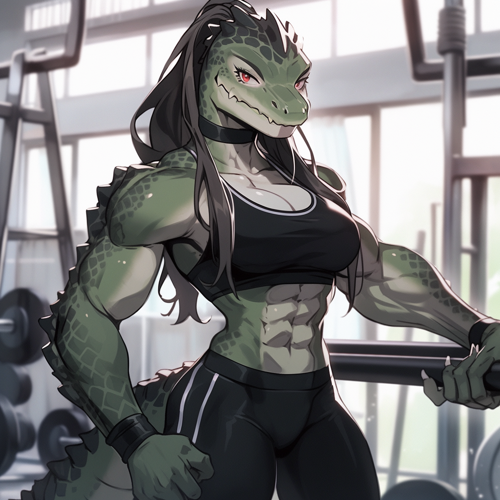 madam alligator on steroid cycle 2 by everspade on DeviantArt