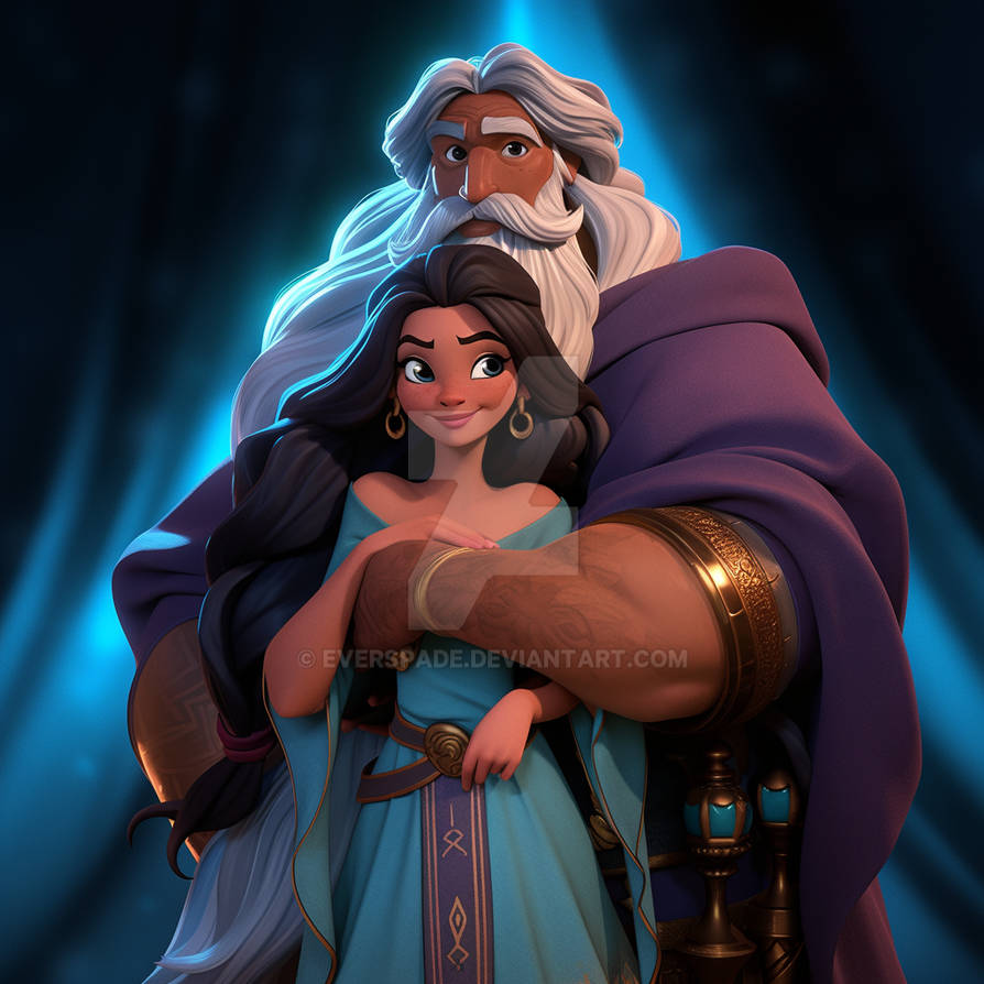 Princess jasmine cheating with sugar daddy Zeus by everspade on DeviantArt