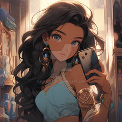 Princess jasmine , a morning selfie 