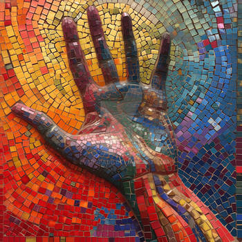 Mosaic Magical Hand