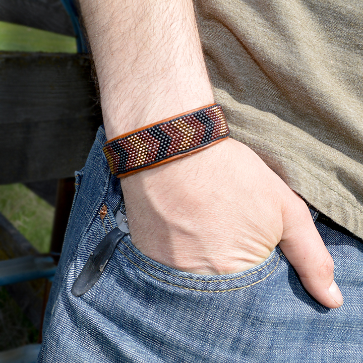 Tribal-Leather-Bracelet