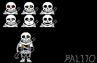 Ink Sans Sprite by palito61 on DeviantArt