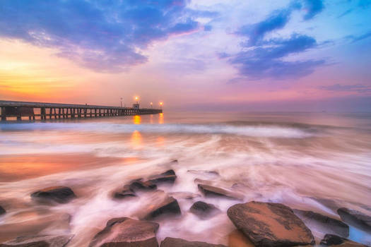 Pondicherry pier 