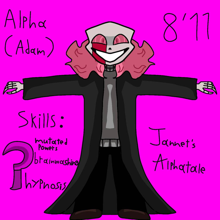 Jannet's Alphatale Adam basic information by JannetIsCool on DeviantArt