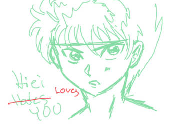 Hiei loves you, really he does