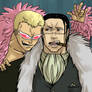 Doflamingo and Crocodile