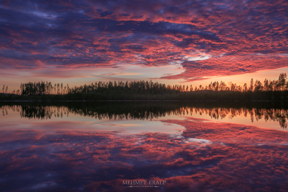 Sunset reflections