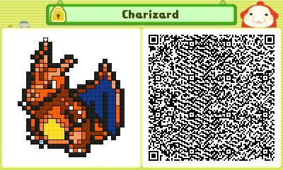 Pullblox Pushmo QR Charizard by ShadoGlo on DeviantArt