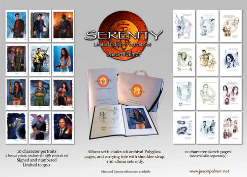 Serenity LE portrait set ad