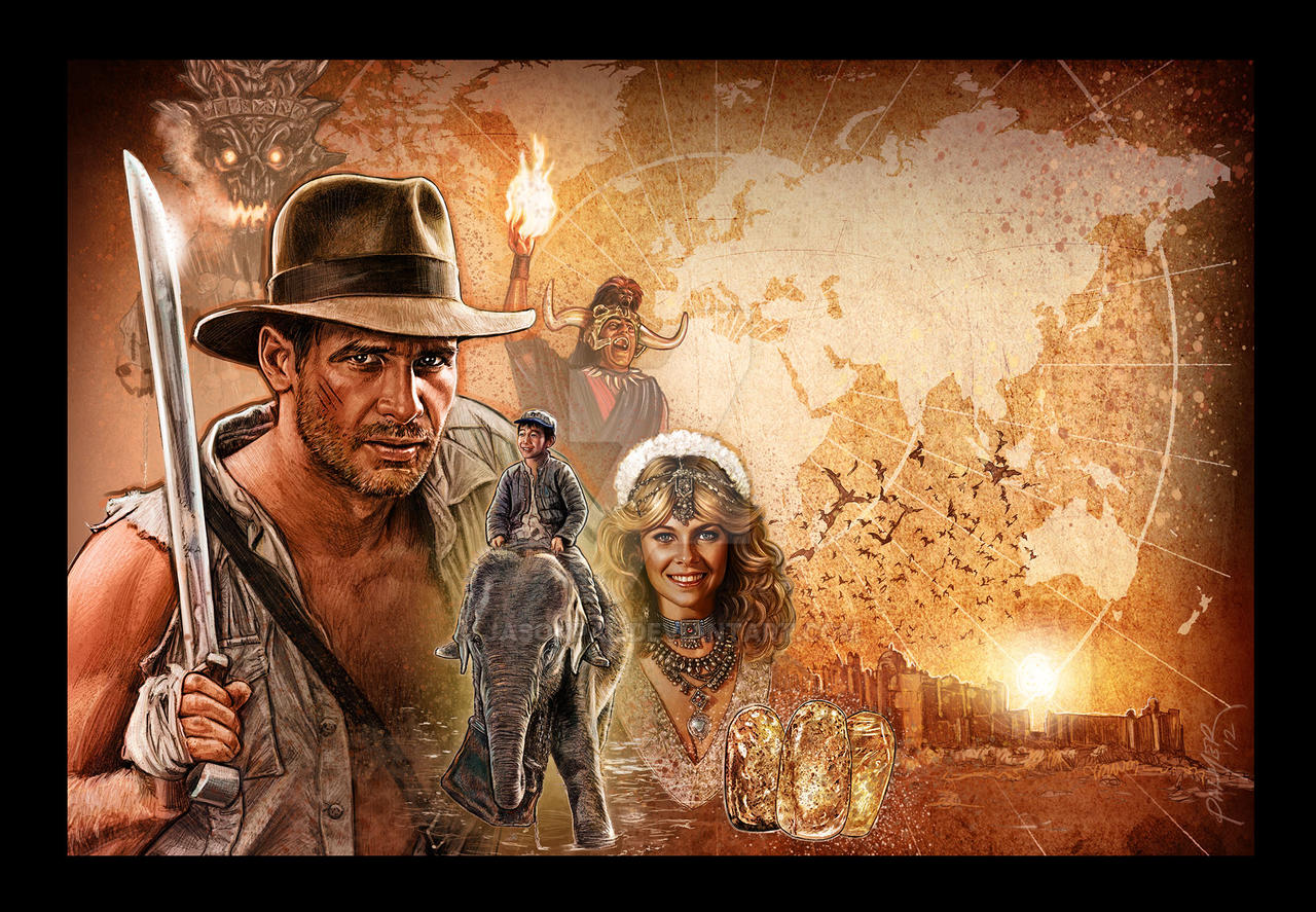 Temple of Doom blu ray art