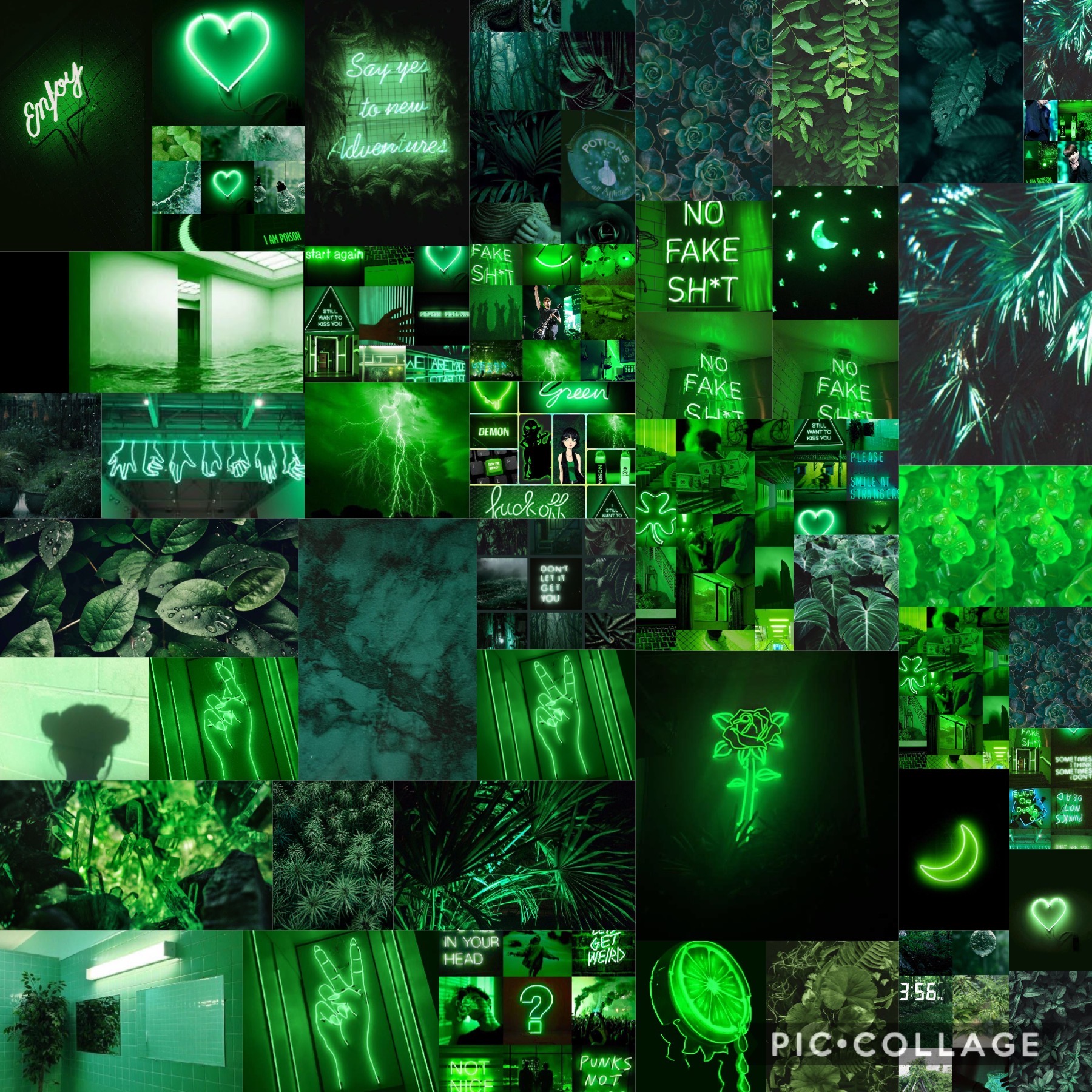 Green Aesthetic Wallpaper : Green Aesthetic Collage Frogs Image By J I ...