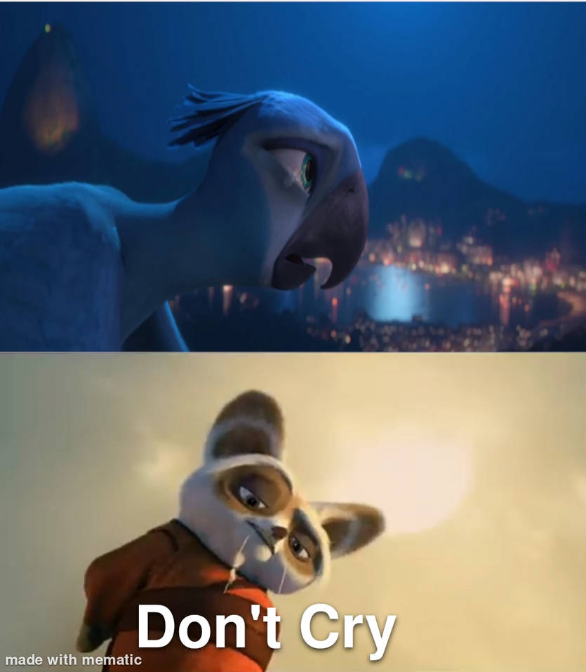 Panda Rio Master Shifu Tells Jewel To Don't Cry by BGandARulezAgain08 on DeviantArt