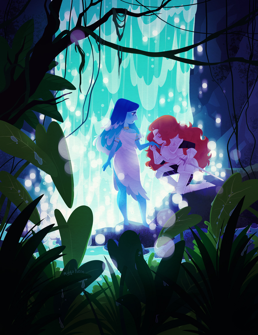 the knight and the nymph