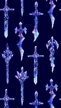 crystal swords