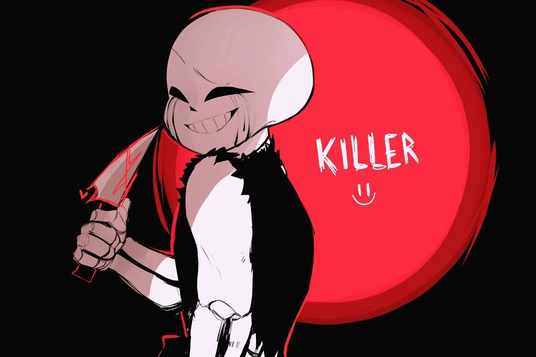 EPIC KILLER SANS DAUM!?! Mansur ART MAN - Illustrations ART street