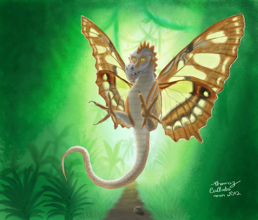 Malachite-Wing Dragon