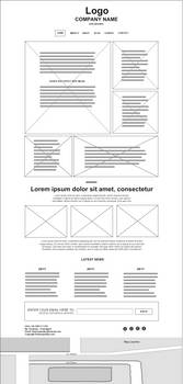 Build Your Next Project with this wireframe