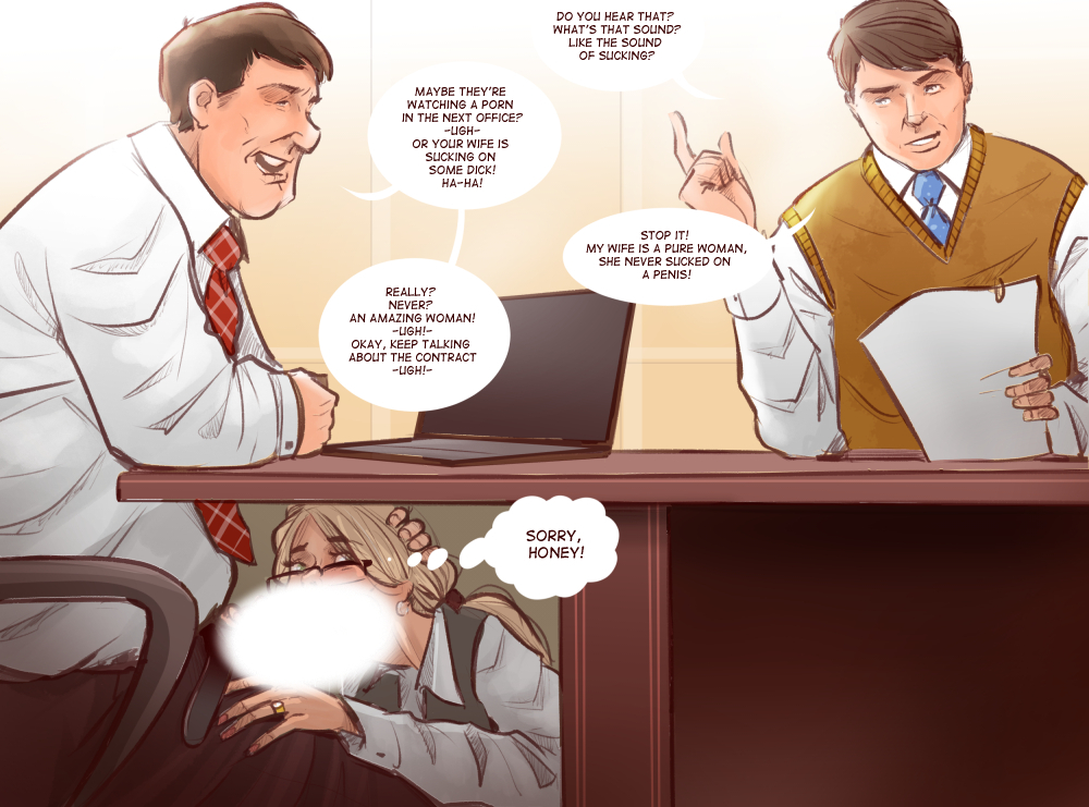 Disdarten Victoria is in the office by Disarten on DeviantArt