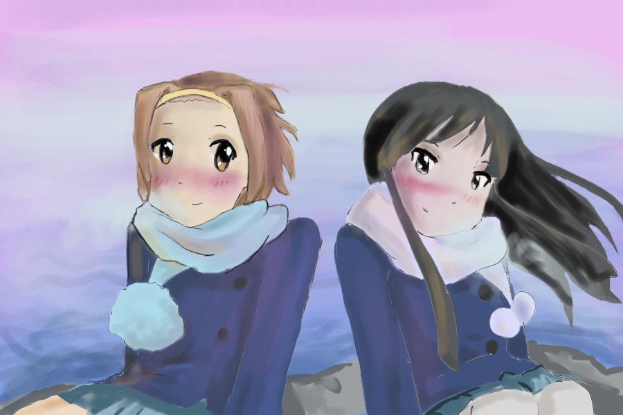 Mio Slaps Ritsu Mio and Ritsu by PachiiiAlmiz on DeviantArt