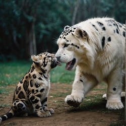 Blooper: Clouded Leopard and Great Pyrenees 2