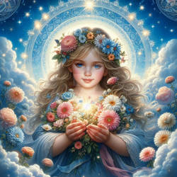 Girl in Clouds 4
