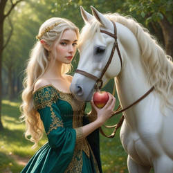 Elf with Horse 4