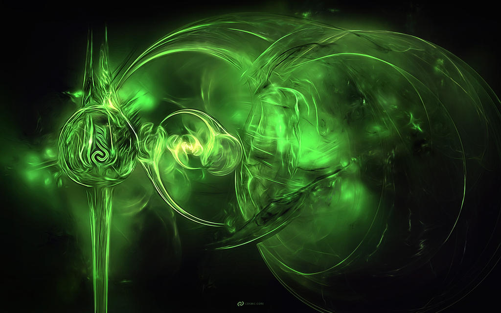 Cosmic Core 3 Wallpaper - Green by Senthrax