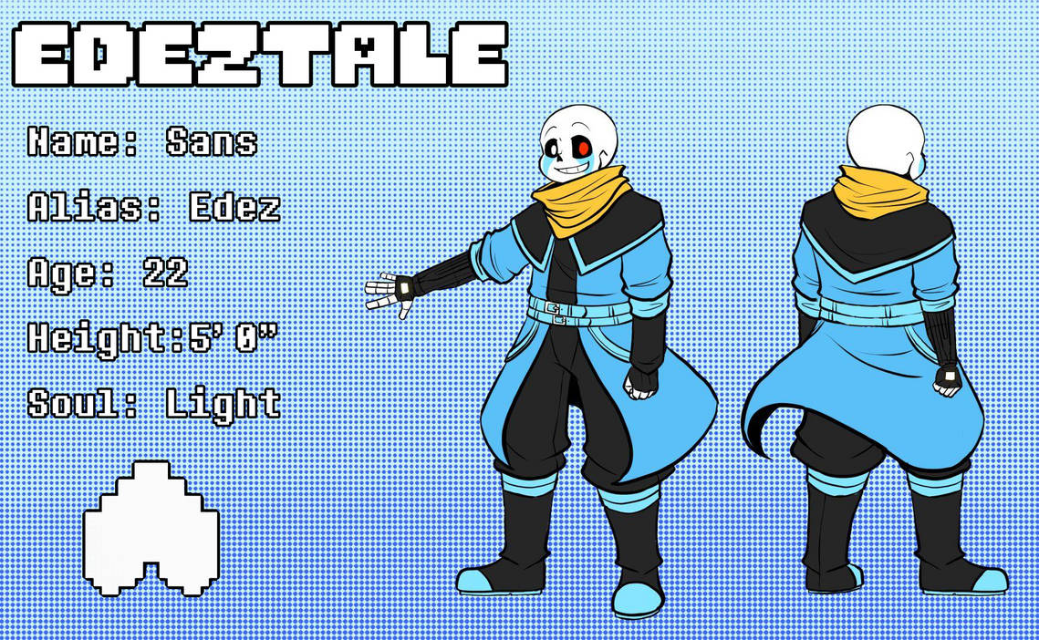 Edeztale Sans | Reference sheet (1) by Ed7Animations on DeviantArt