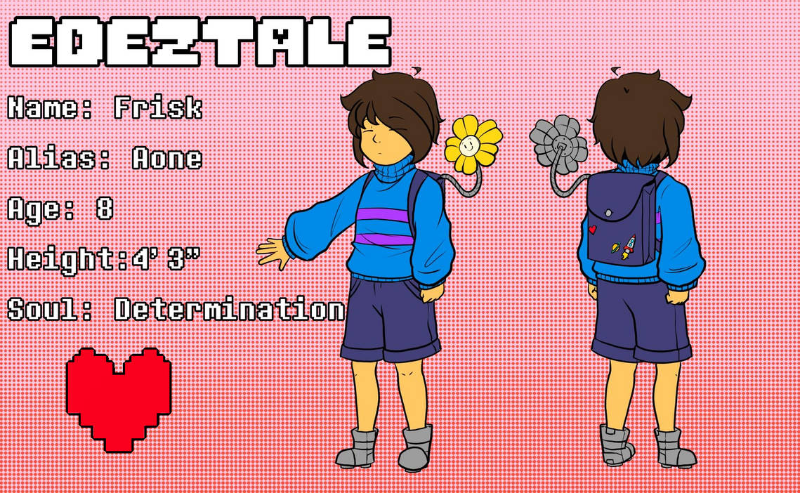 Frisk Reference Drawing Edeztale Frisk | Reference Sheet (1) by Ed7Animations on DeviantArt
